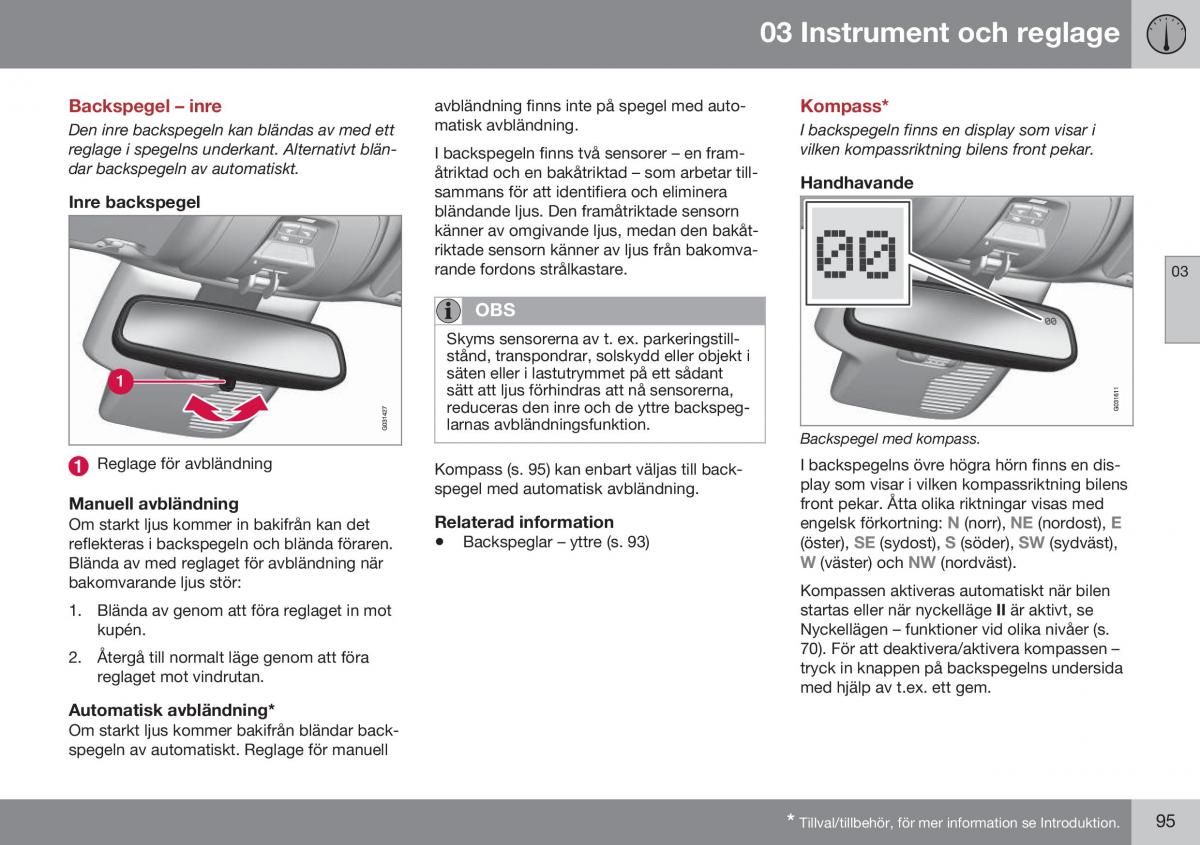 Volvo XC60 I 1 FL instruktionsbok / page 97