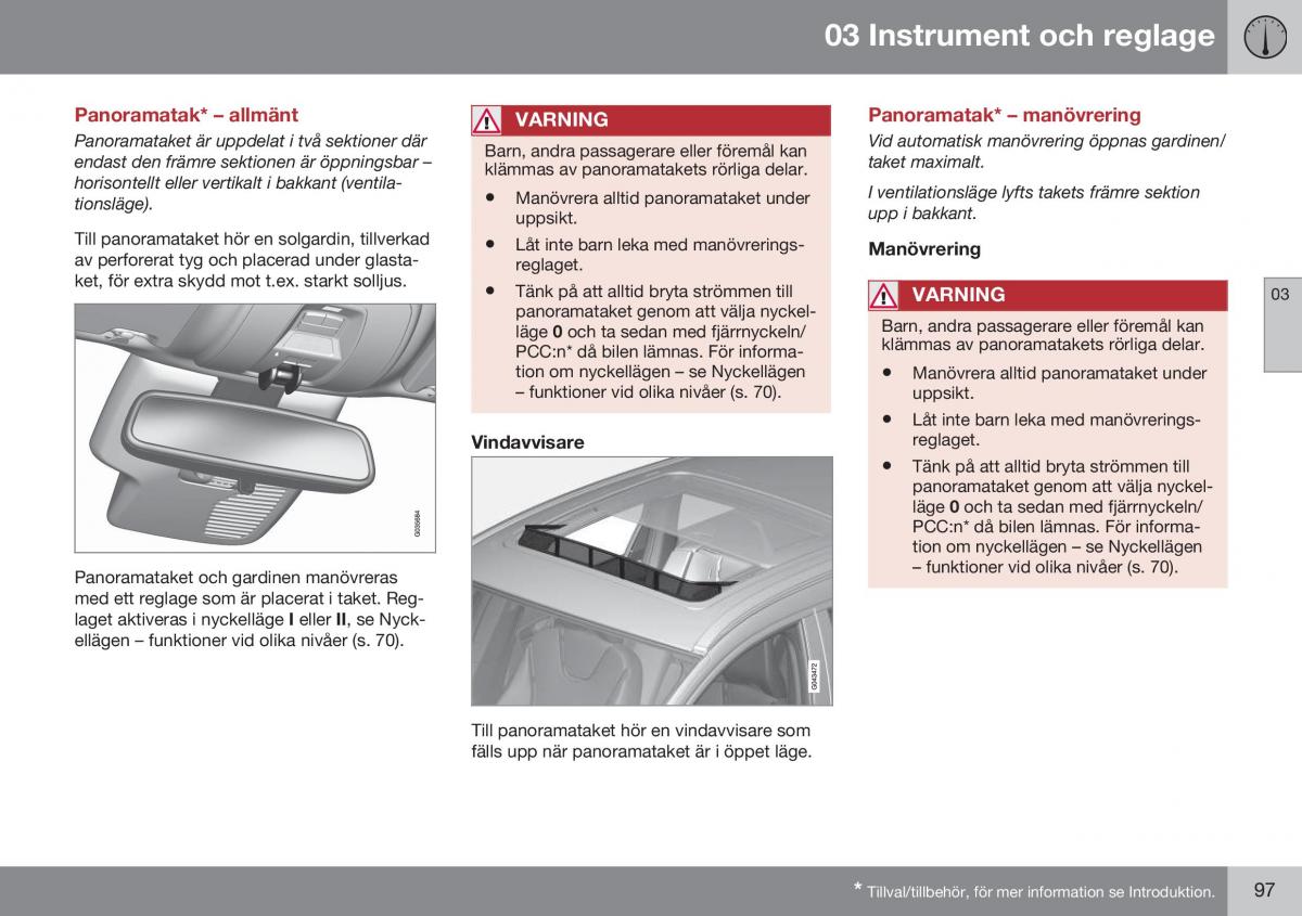 Volvo XC60 I 1 FL instruktionsbok / page 99