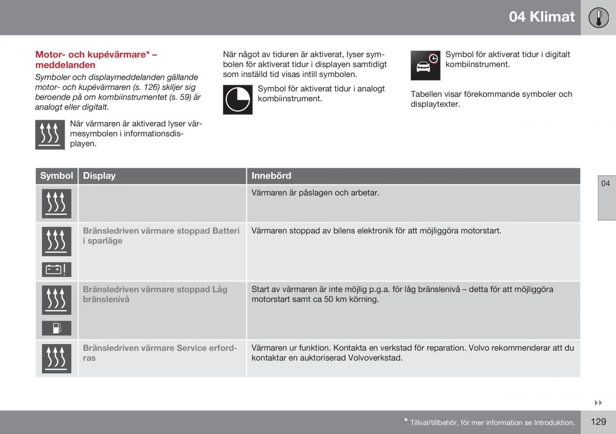 Volvo XC60 I 1 FL instruktionsbok / page 131