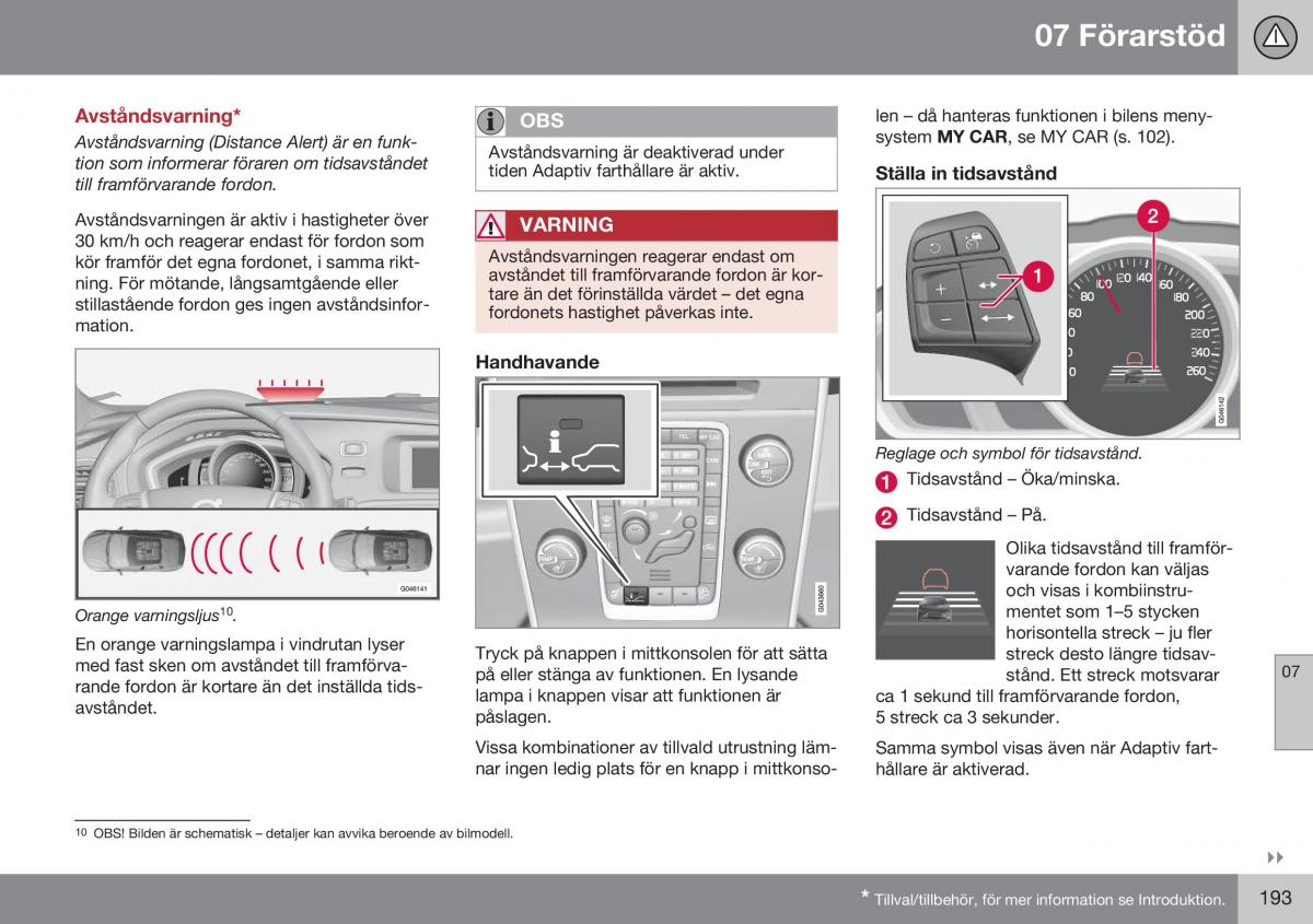 Volvo XC60 I 1 FL instruktionsbok / page 195