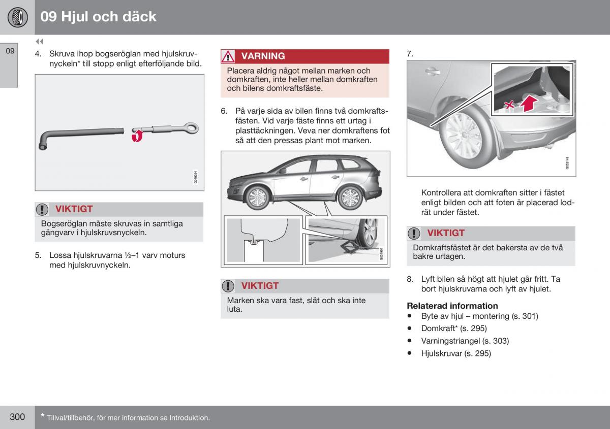 Volvo XC60 I 1 FL instruktionsbok / page 302