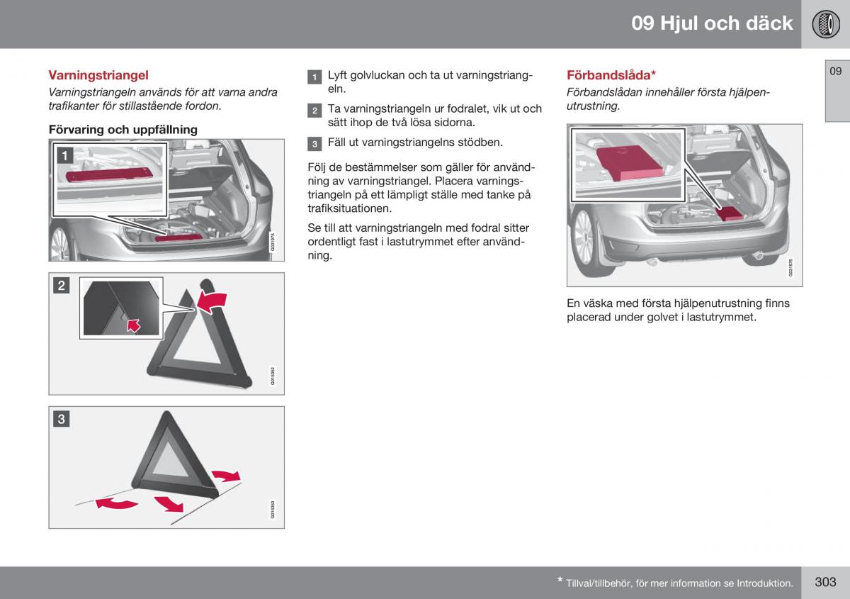 Volvo XC60 I 1 FL instruktionsbok / page 305