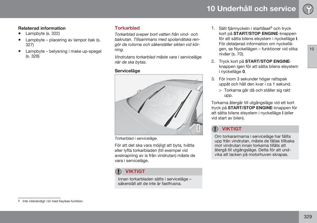 Volvo XC60 I 1 FL instruktionsbok / page 331