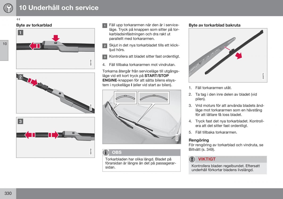 Volvo XC60 I 1 FL instruktionsbok / page 332