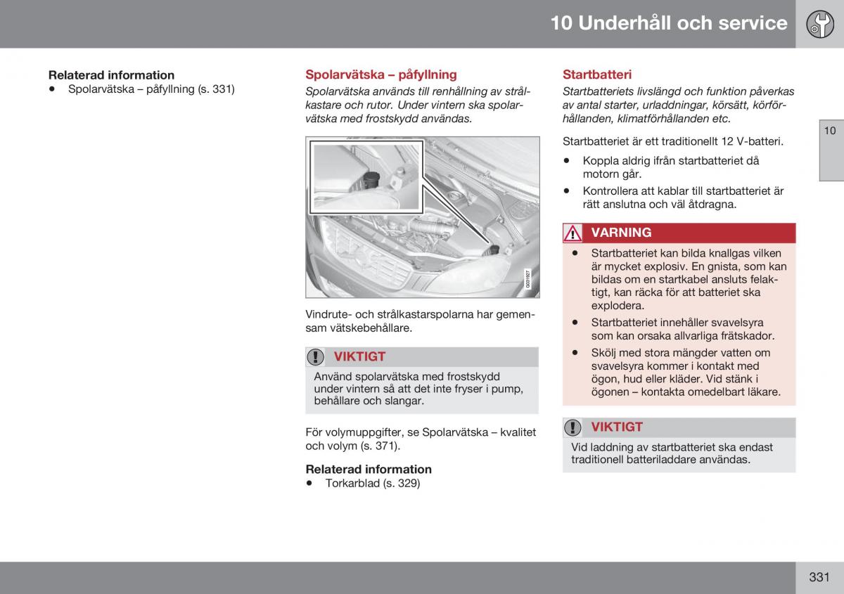 Volvo XC60 I 1 FL instruktionsbok / page 333