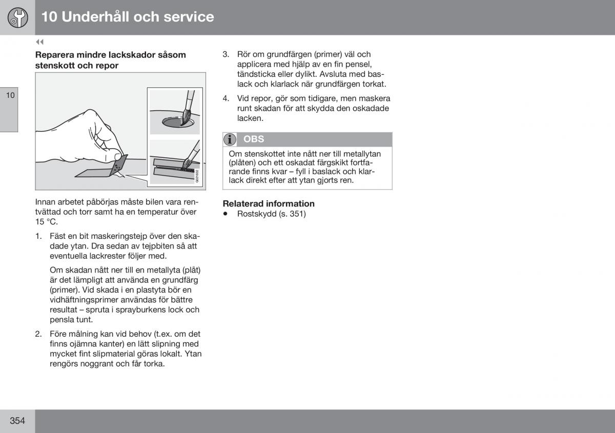 Volvo XC60 I 1 FL instruktionsbok / page 356