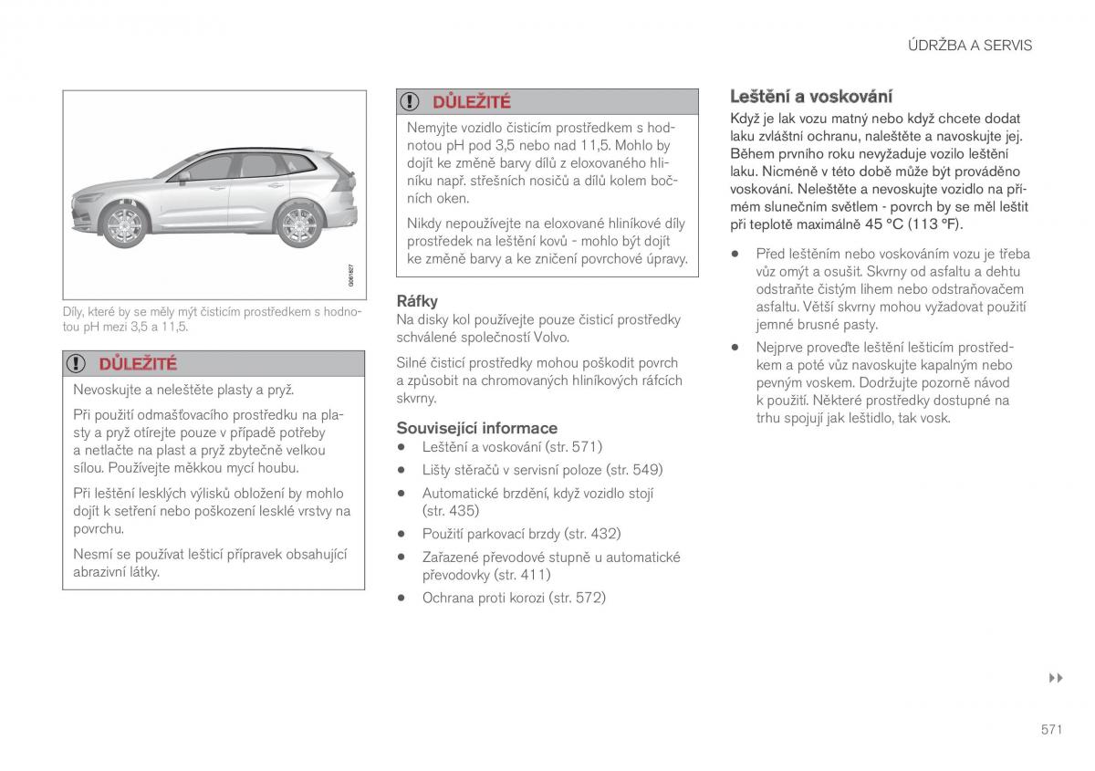 Volvo XC60 II 2 navod k obsludze / page 573