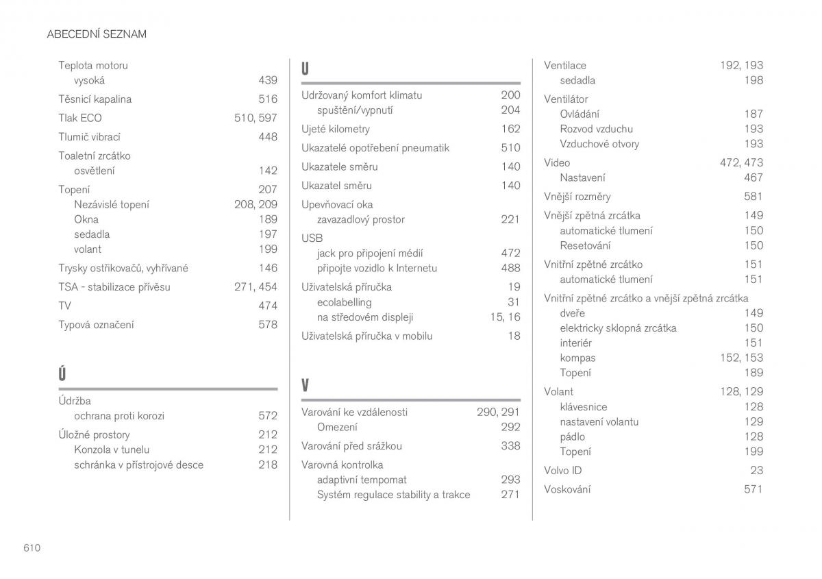 Volvo XC60 II 2 navod k obsludze / page 612