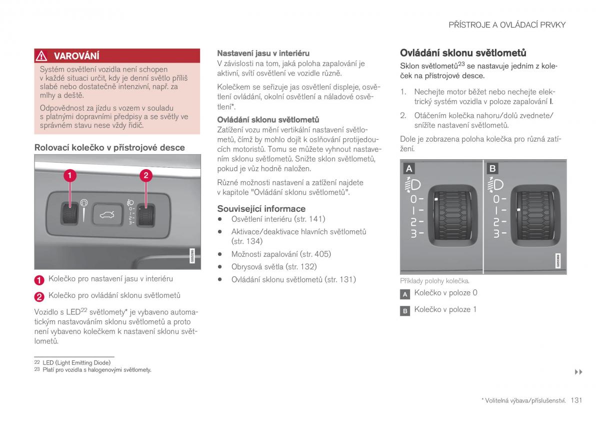 Volvo XC60 II 2 navod k obsludze / page 133