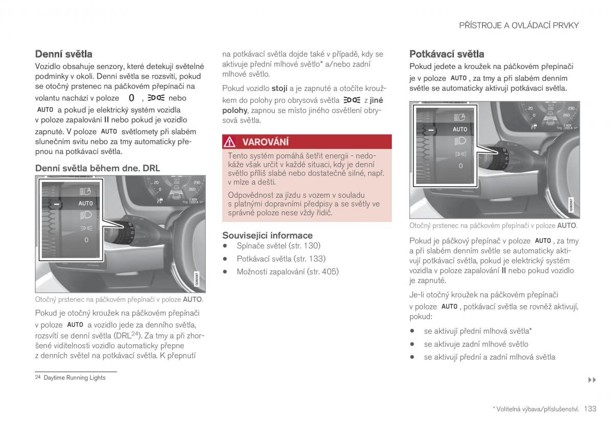 Volvo XC60 II 2 navod k obsludze / page 135