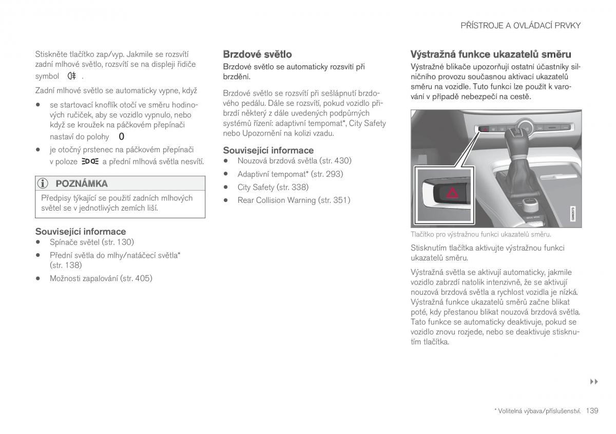 Volvo XC60 II 2 navod k obsludze / page 141