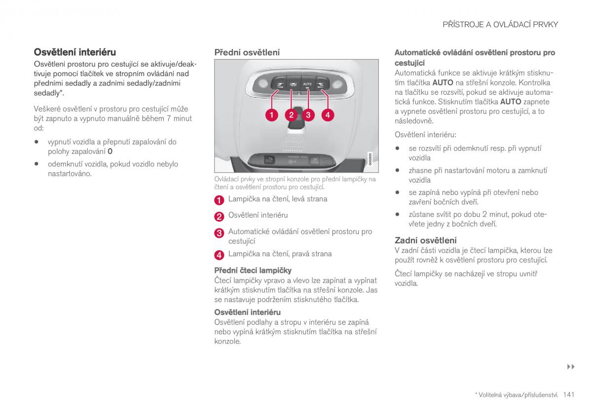 Volvo XC60 II 2 navod k obsludze / page 143