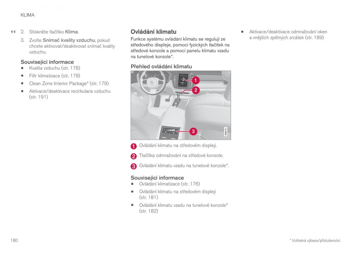 Volvo XC60 II 2 navod k obsludze / page 182