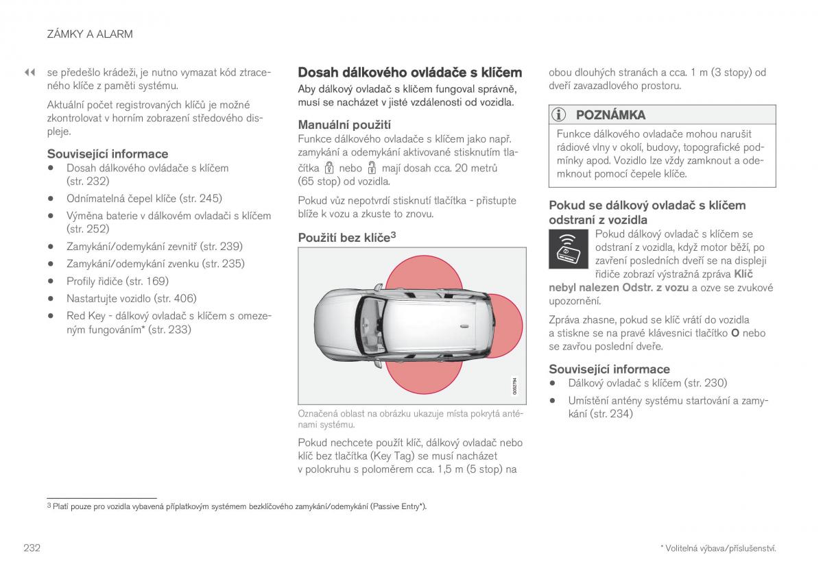 Volvo XC60 II 2 navod k obsludze / page 234