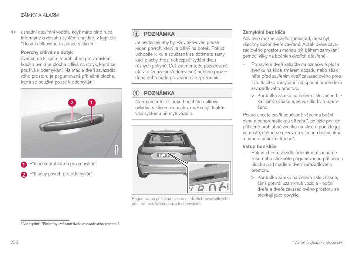 Volvo XC60 II 2 navod k obsludze / page 238