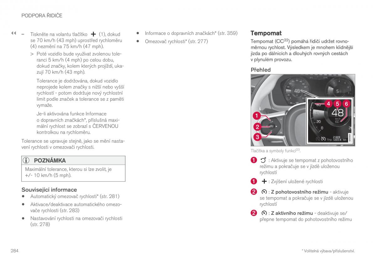 Volvo XC60 II 2 navod k obsludze / page 286