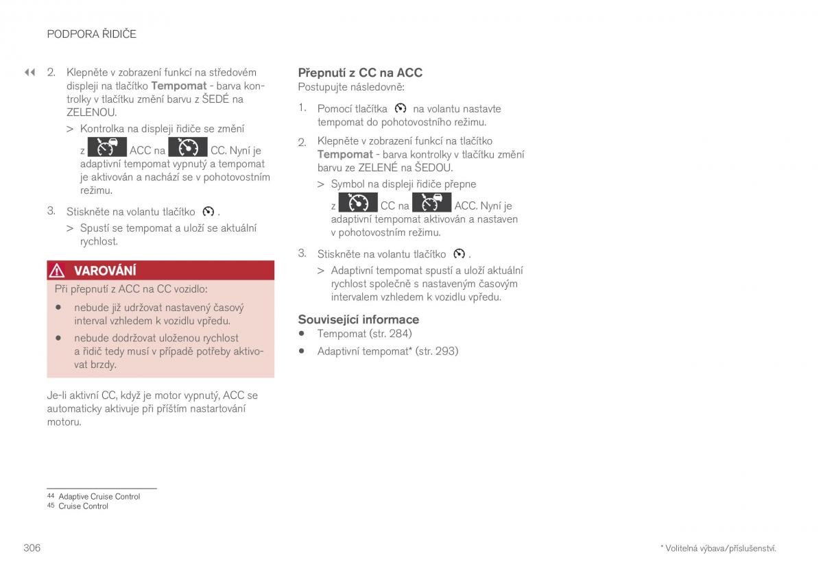 Volvo XC60 II 2 navod k obsludze / page 308