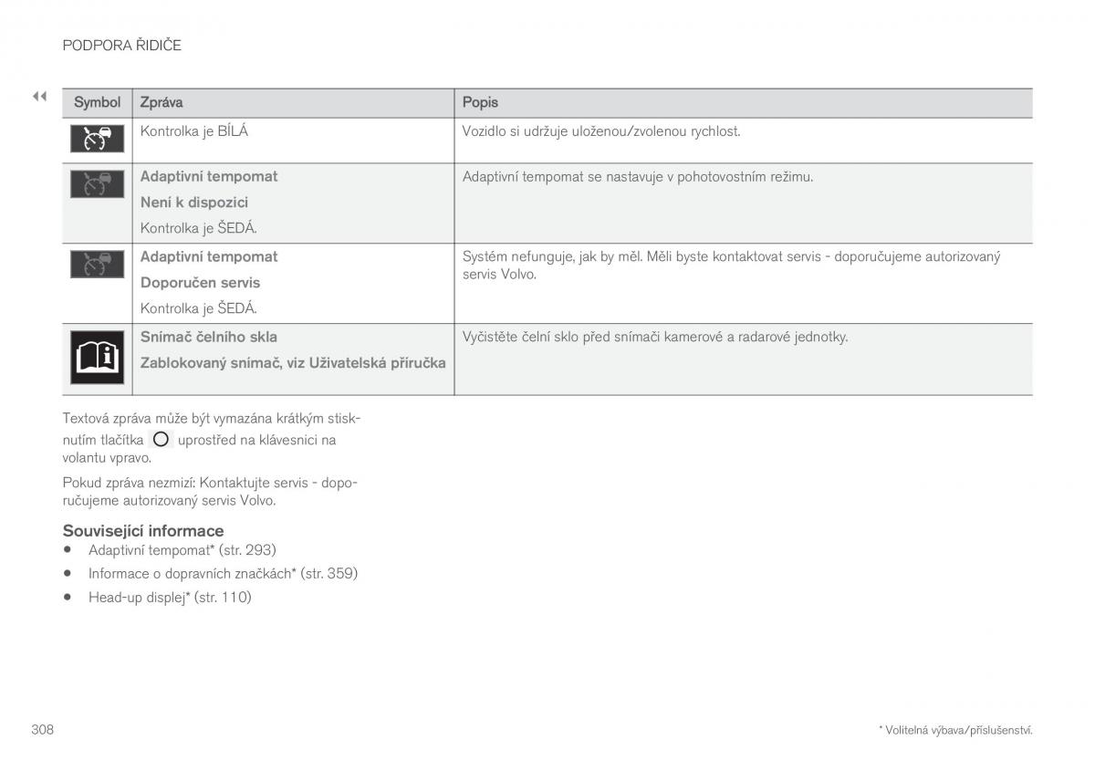 Volvo XC60 II 2 navod k obsludze / page 310