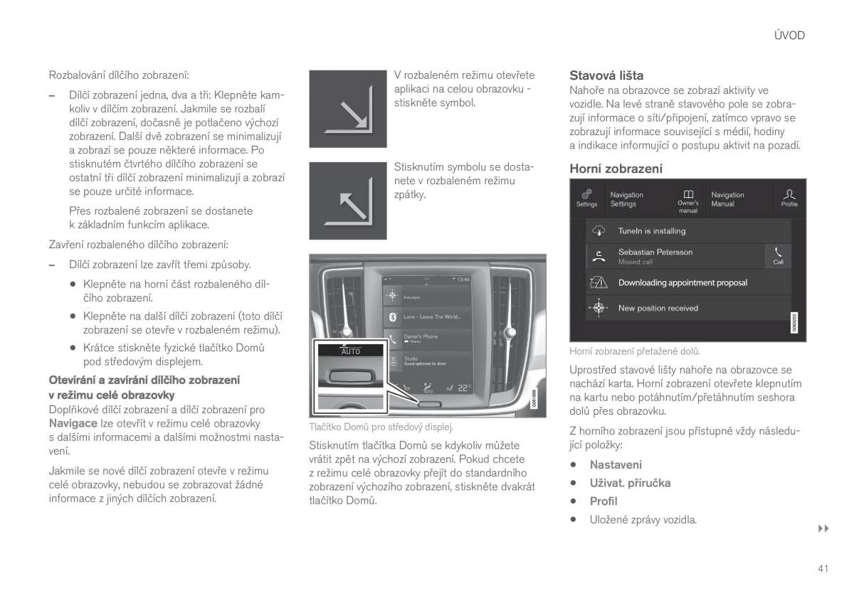 Volvo XC60 II 2 navod k obsludze / page 43