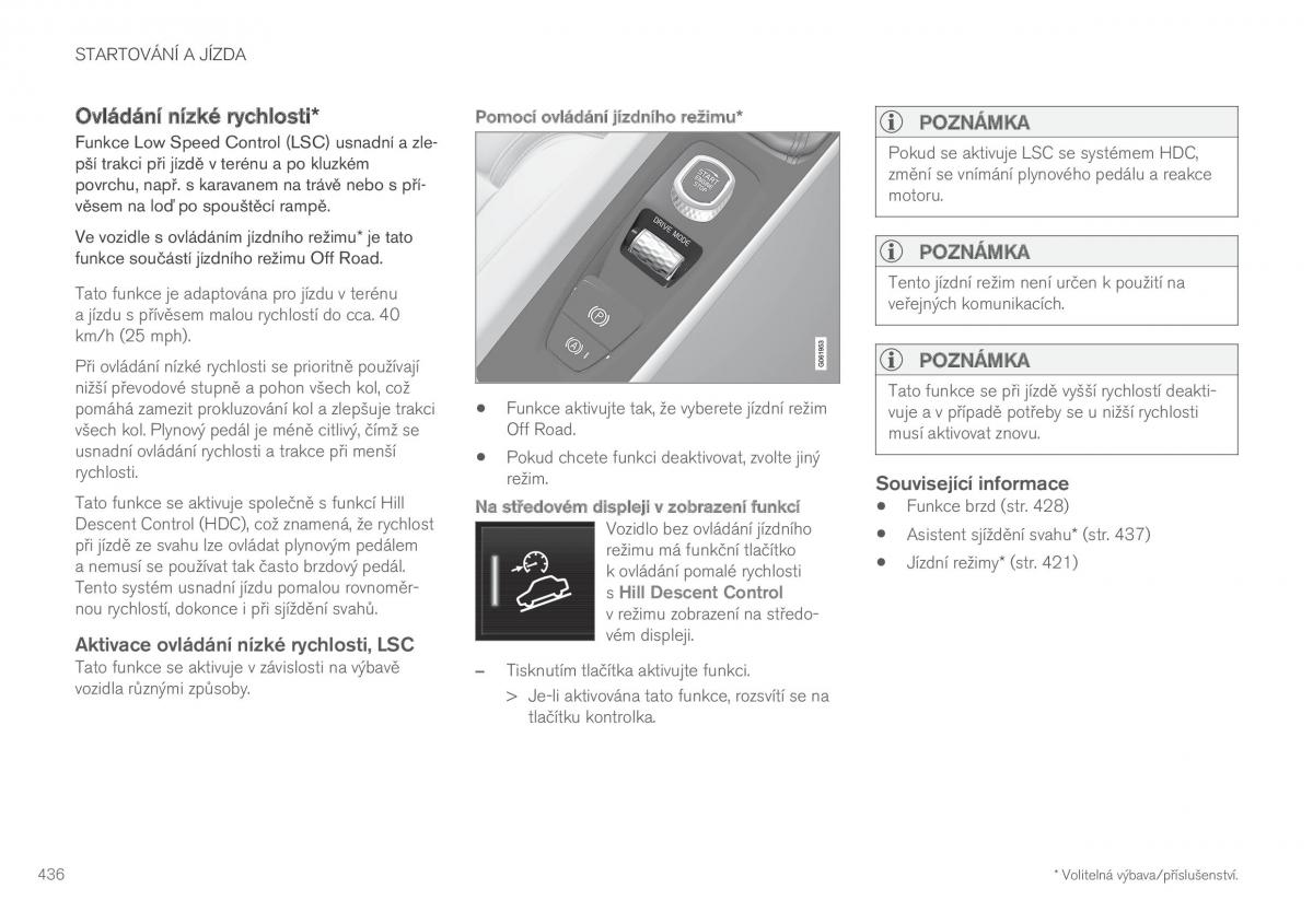 Volvo XC60 II 2 navod k obsludze / page 438