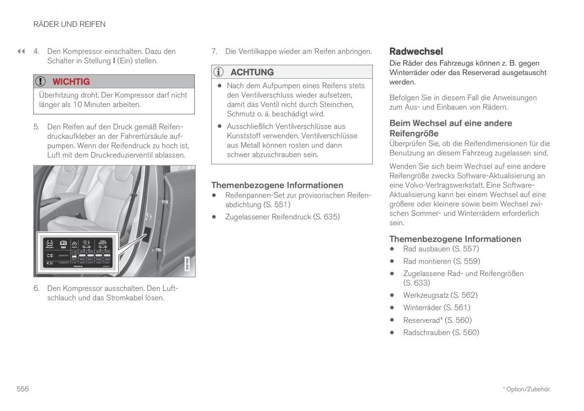 Volvo XC60 II 2 Handbuch / page 558