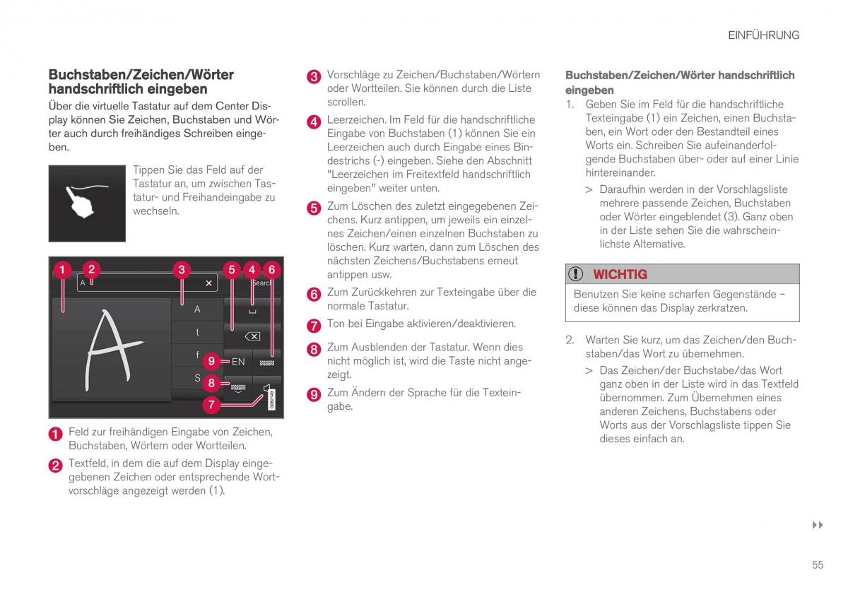 Volvo XC60 II 2 Handbuch / page 57