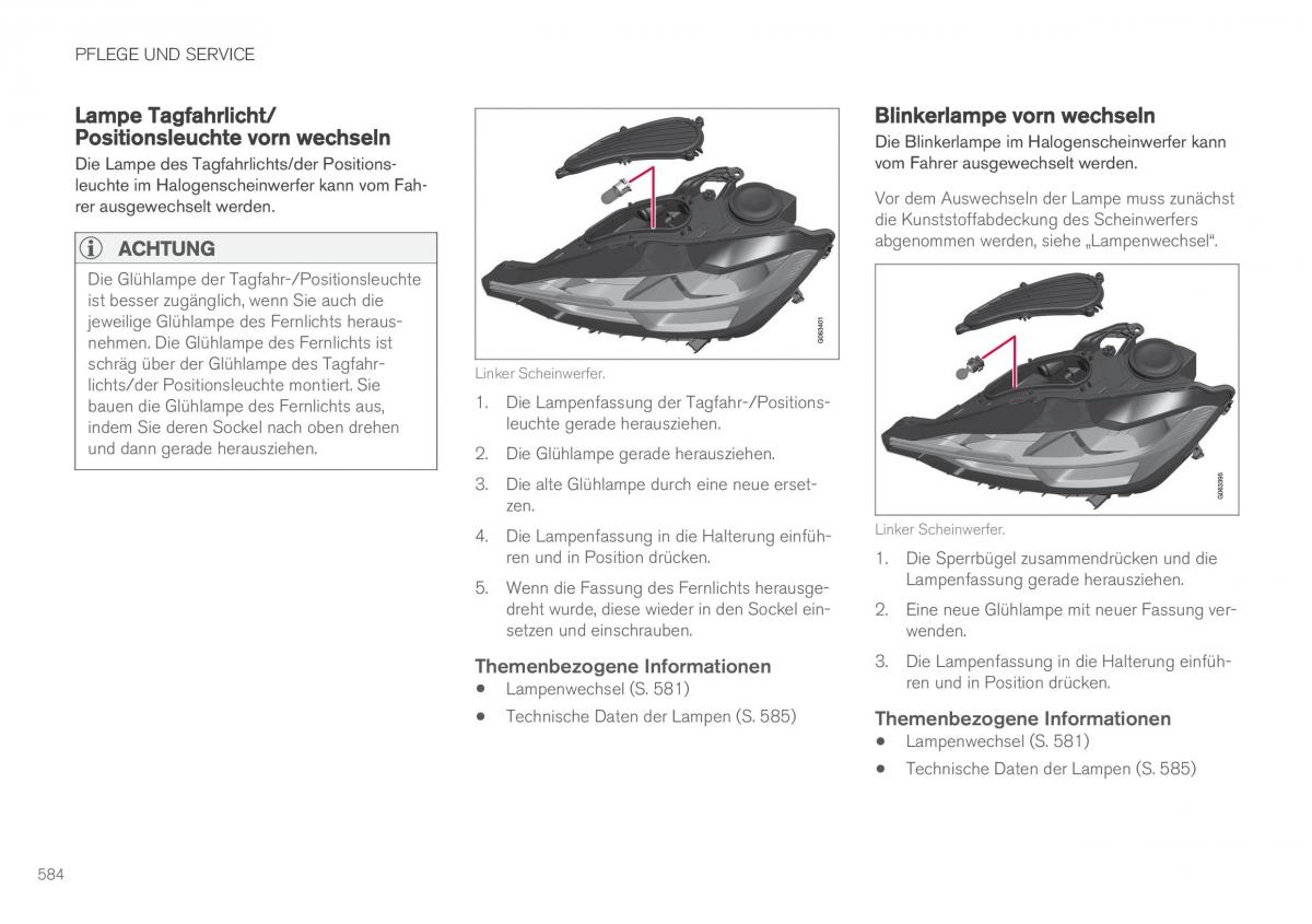 Volvo XC60 II 2 Handbuch / page 586