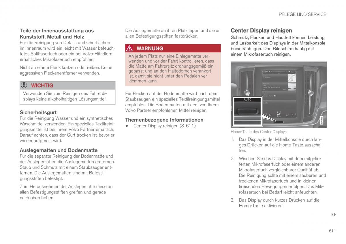 Volvo XC60 II 2 Handbuch / page 613