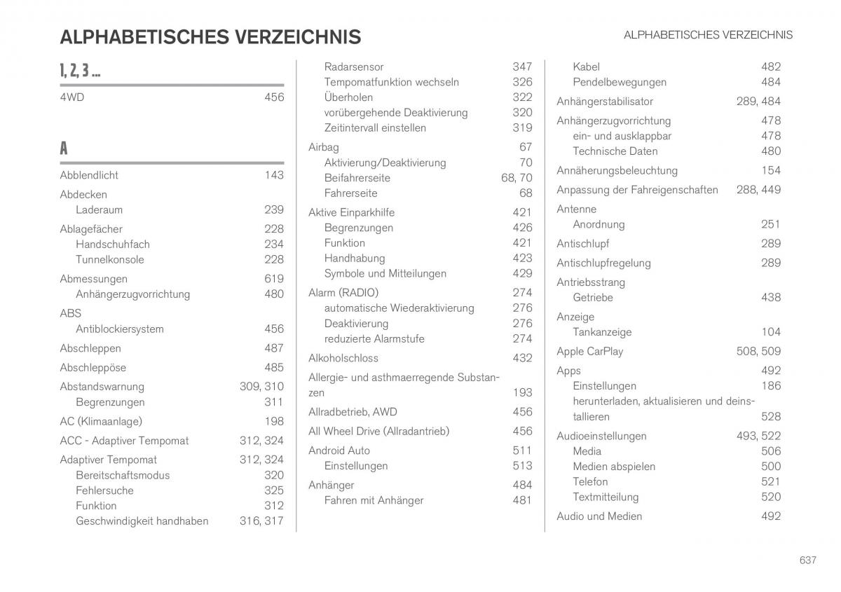 Volvo XC60 II 2 Handbuch / page 639