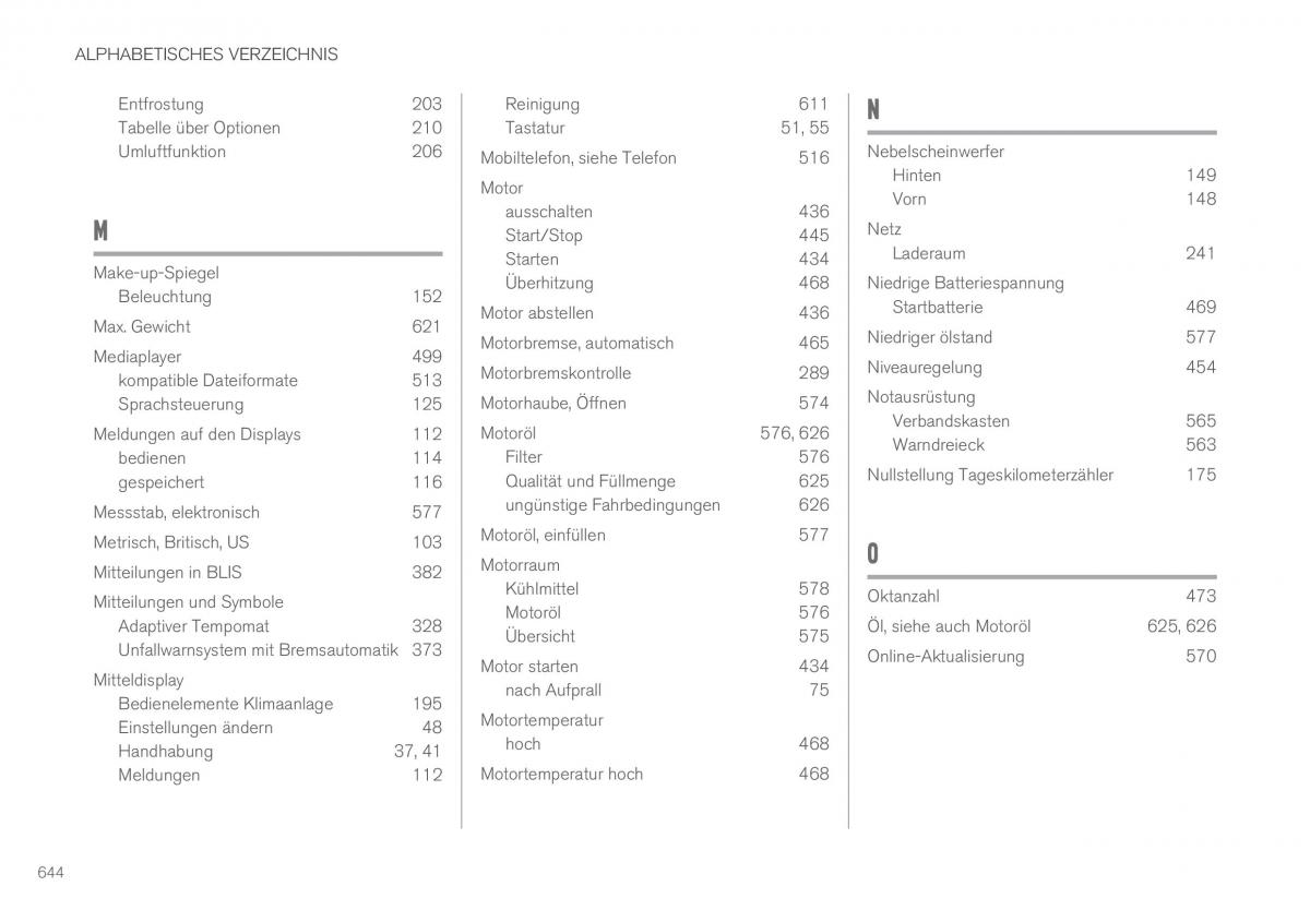 Volvo XC60 II 2 Handbuch / page 646