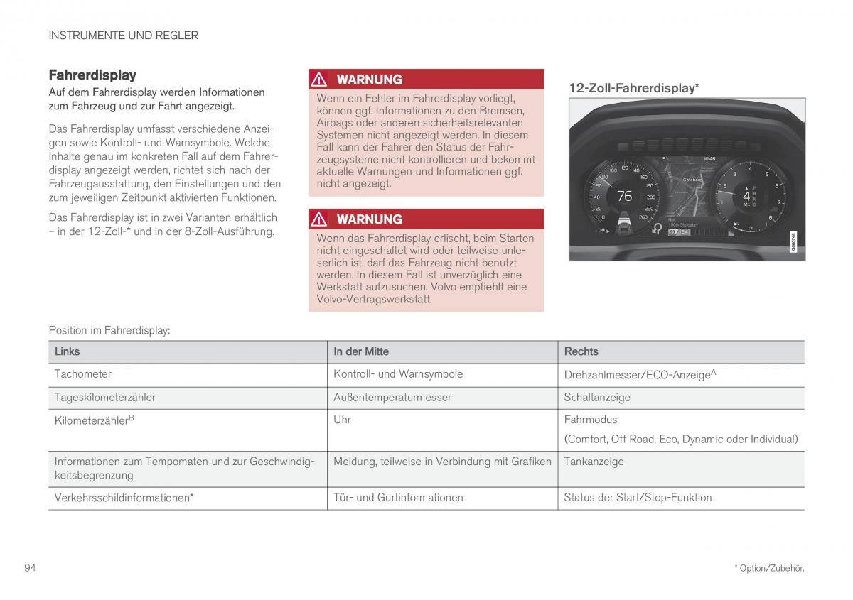 Volvo XC60 II 2 Handbuch / page 96