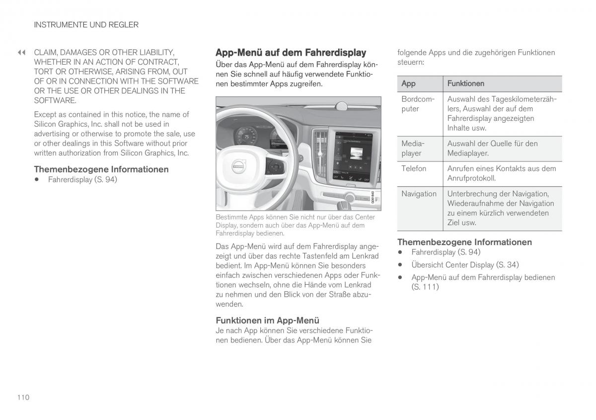 Volvo XC60 II 2 Handbuch / page 112