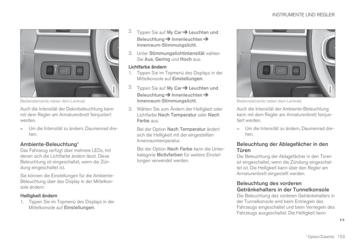 Volvo XC60 II 2 Handbuch / page 155