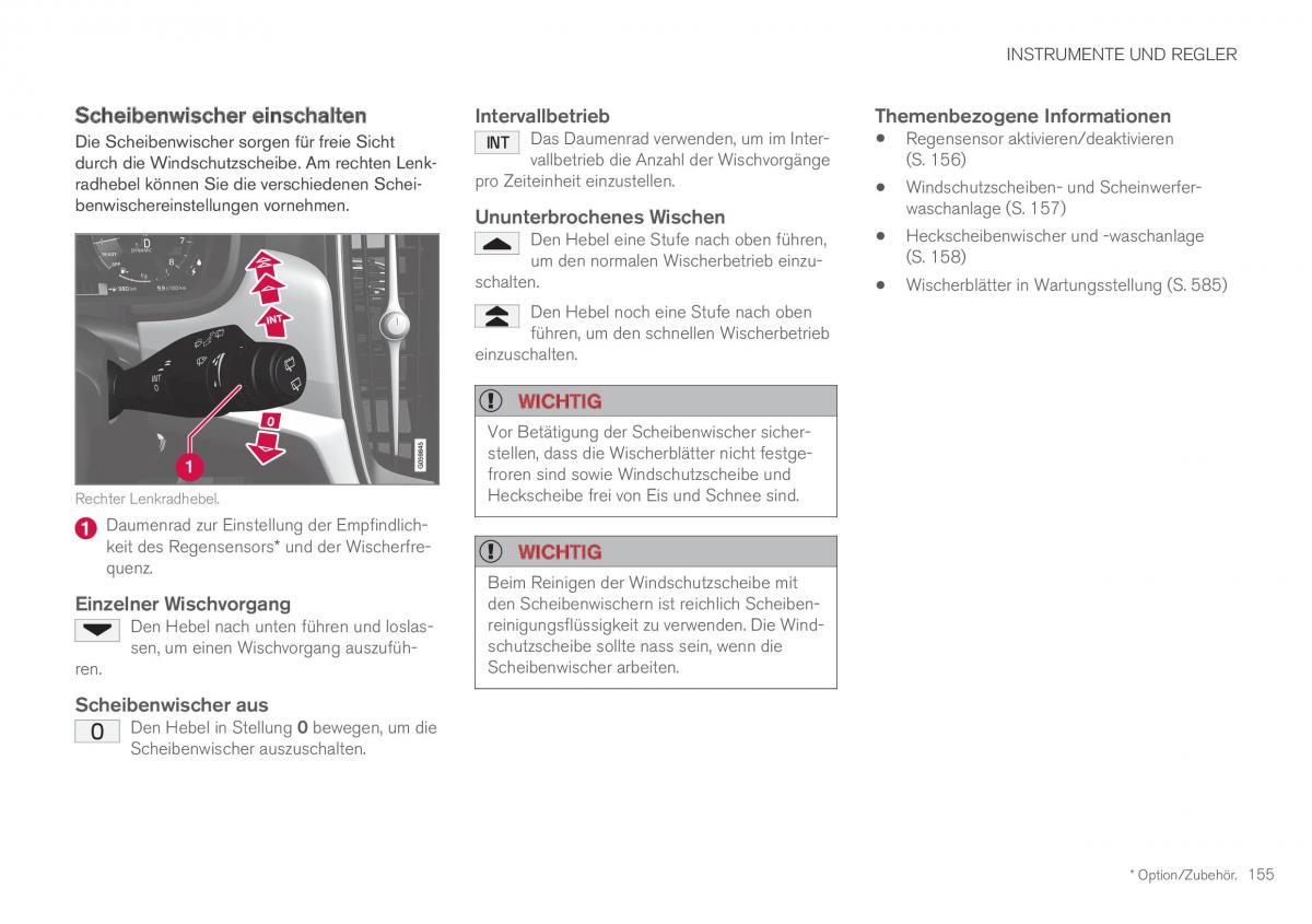 Volvo XC60 II 2 Handbuch / page 157