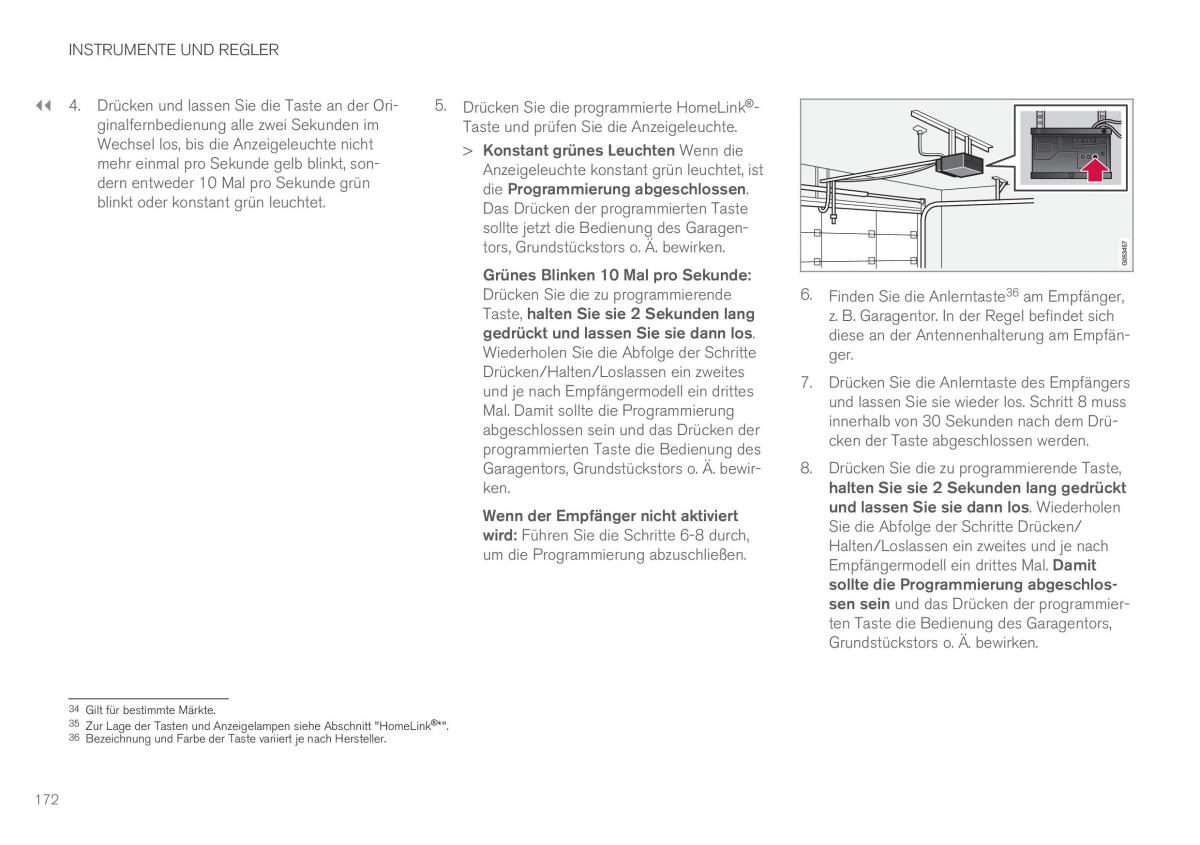 Volvo XC60 II 2 Handbuch / page 174