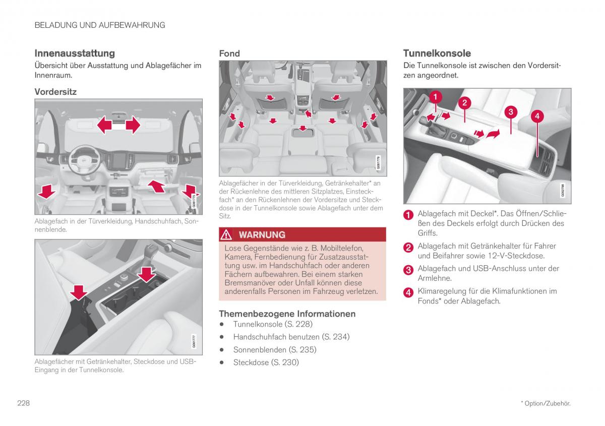 Volvo XC60 II 2 Handbuch / page 230