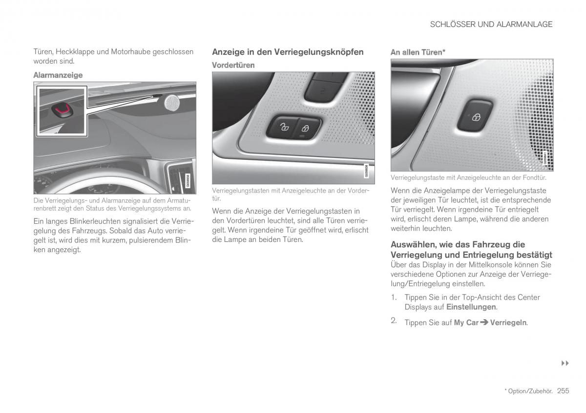 Volvo XC60 II 2 Handbuch / page 257