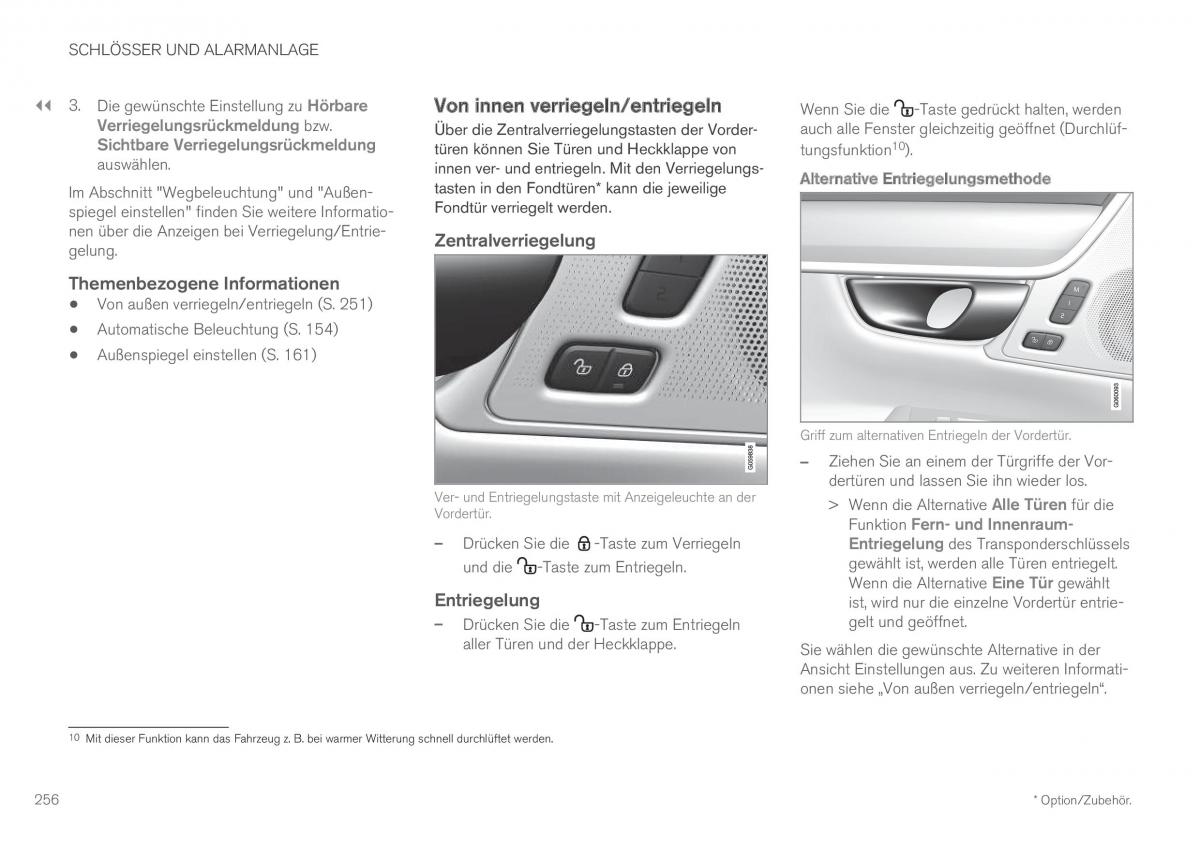 Volvo XC60 II 2 Handbuch / page 258