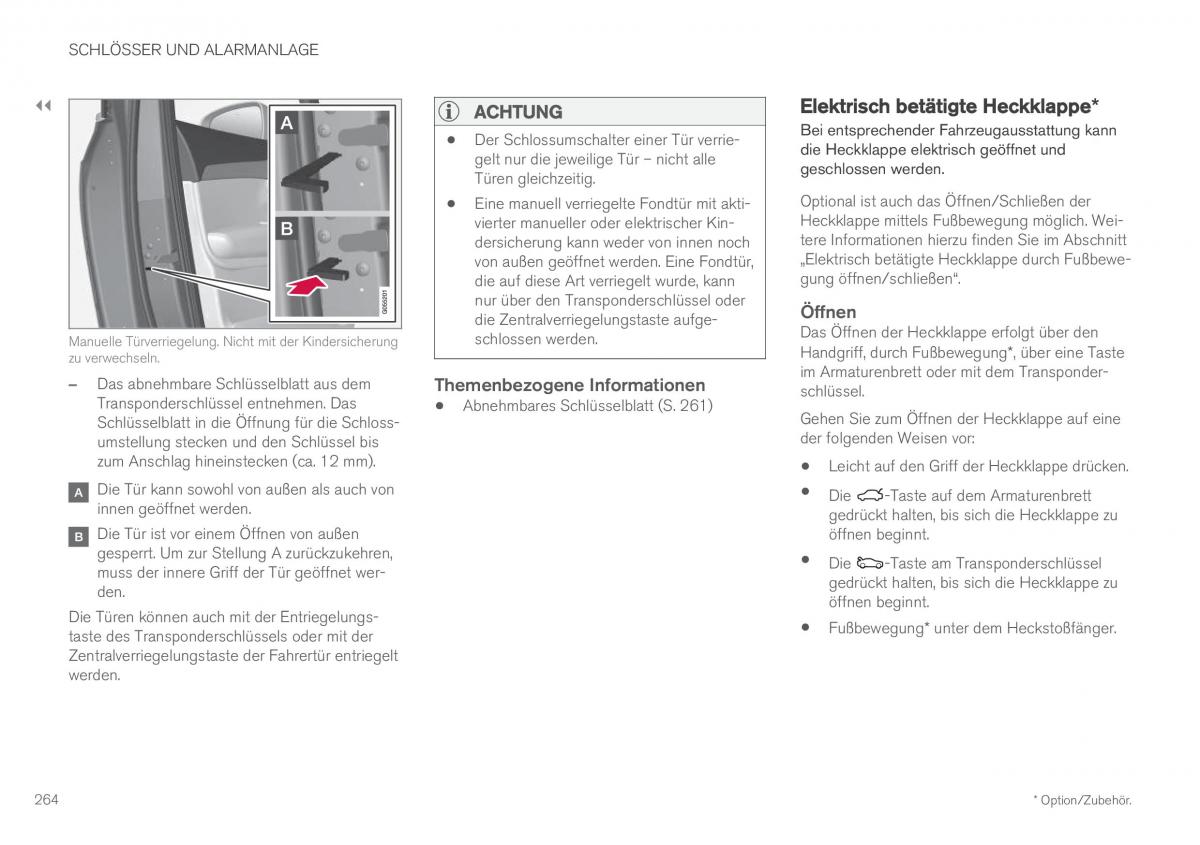 Volvo XC60 II 2 Handbuch / page 266