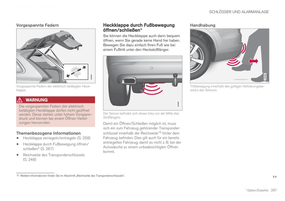 Volvo XC60 II 2 Handbuch / page 269