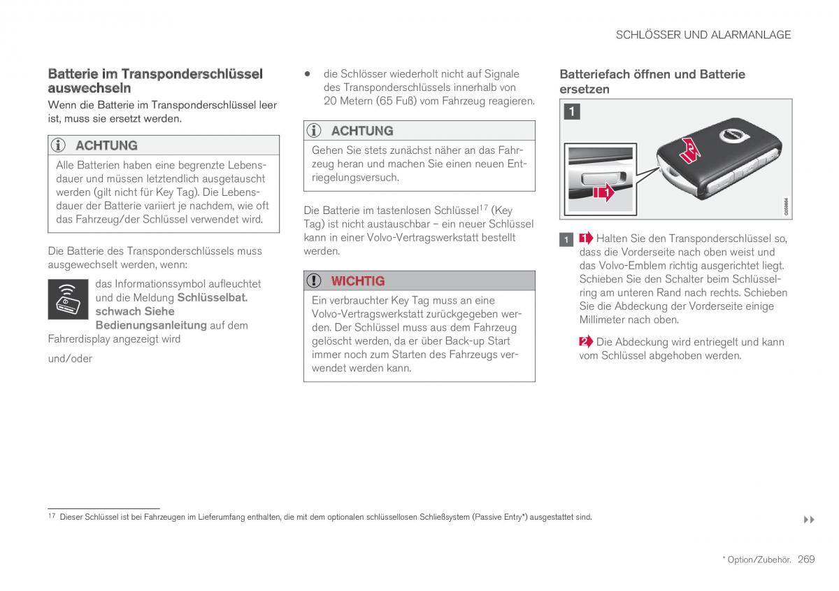 Volvo XC60 II 2 Handbuch / page 271