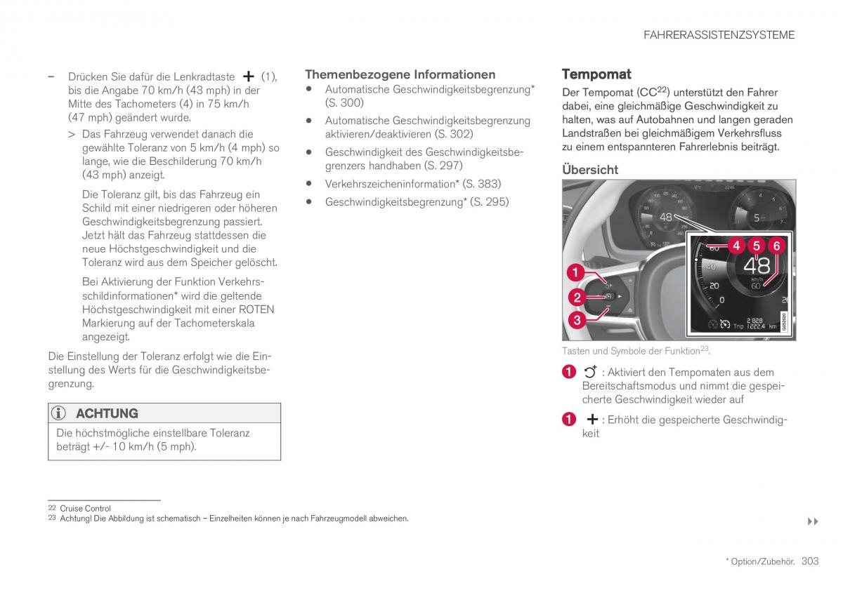 Volvo XC60 II 2 Handbuch / page 305