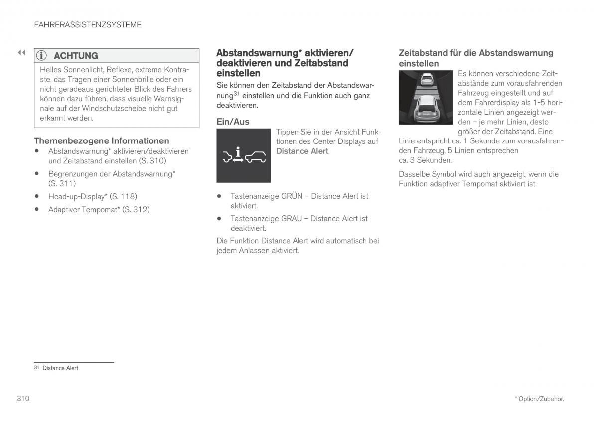 Volvo XC60 II 2 Handbuch / page 312