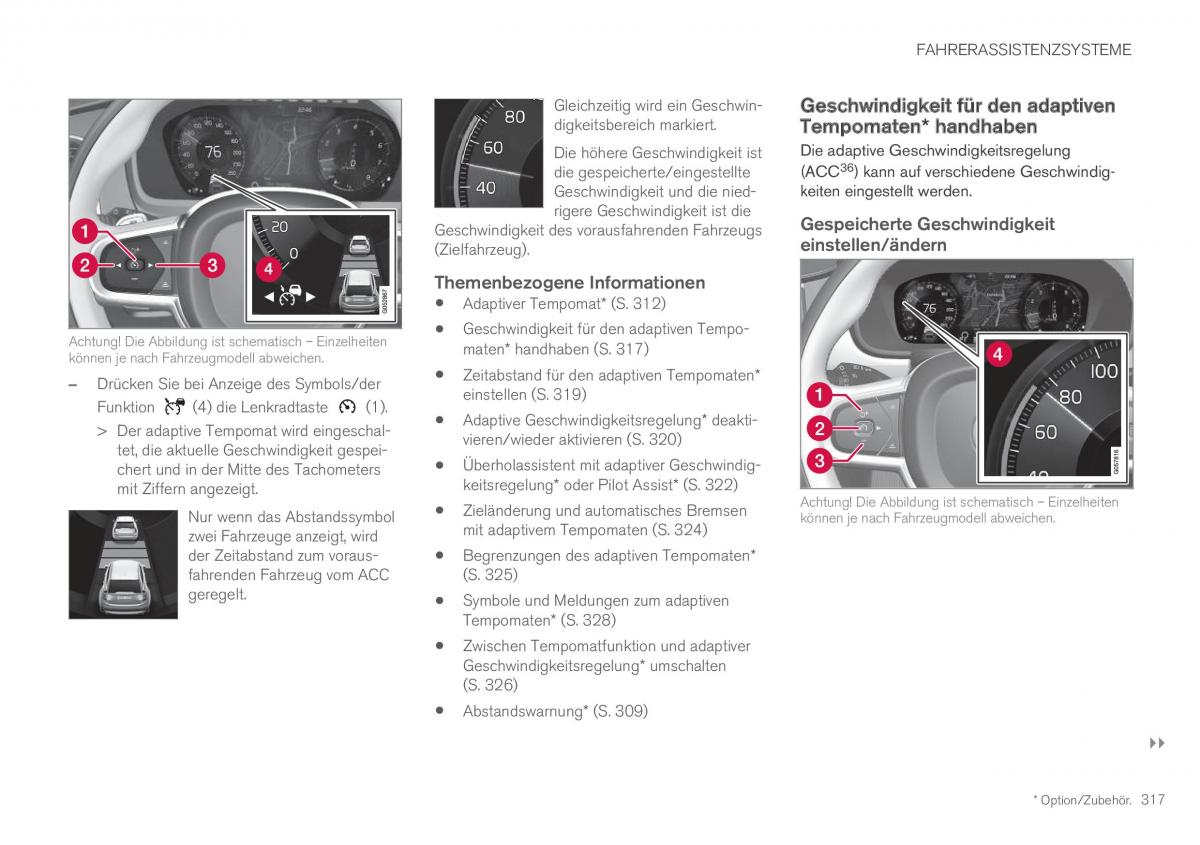 Volvo XC60 II 2 Handbuch / page 319