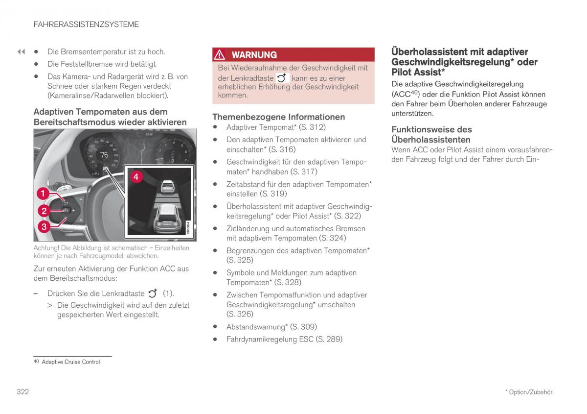 Volvo XC60 II 2 Handbuch / page 324