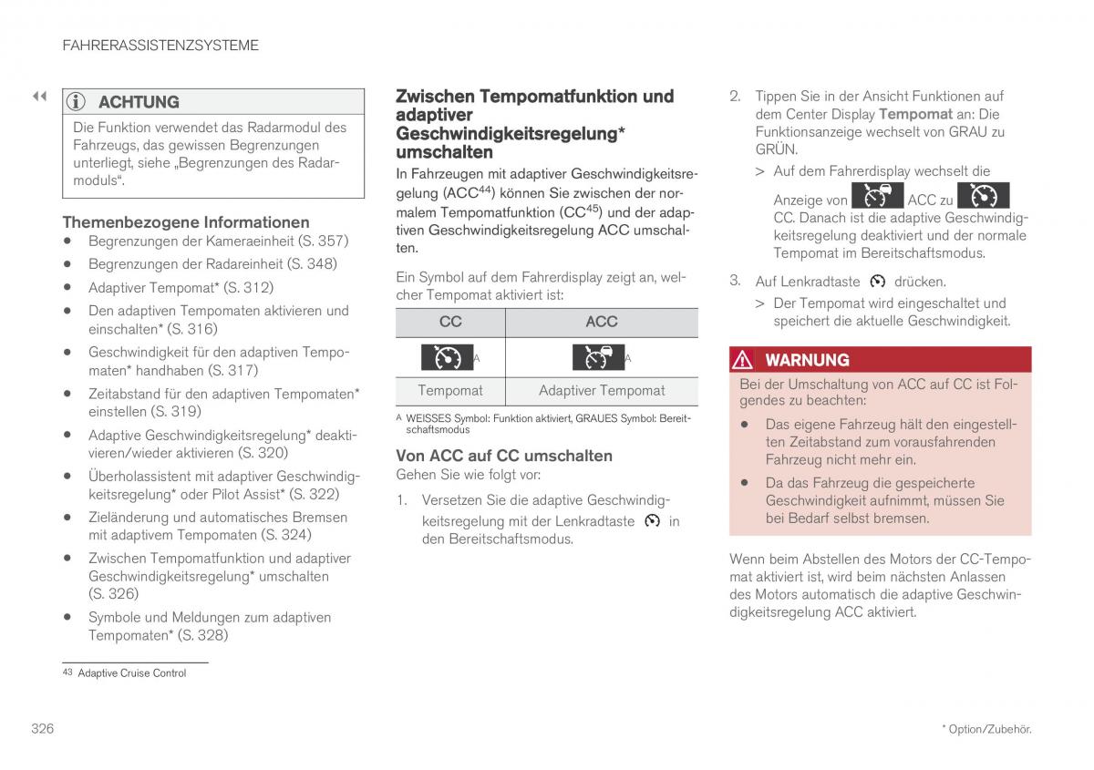 Volvo XC60 II 2 Handbuch / page 328