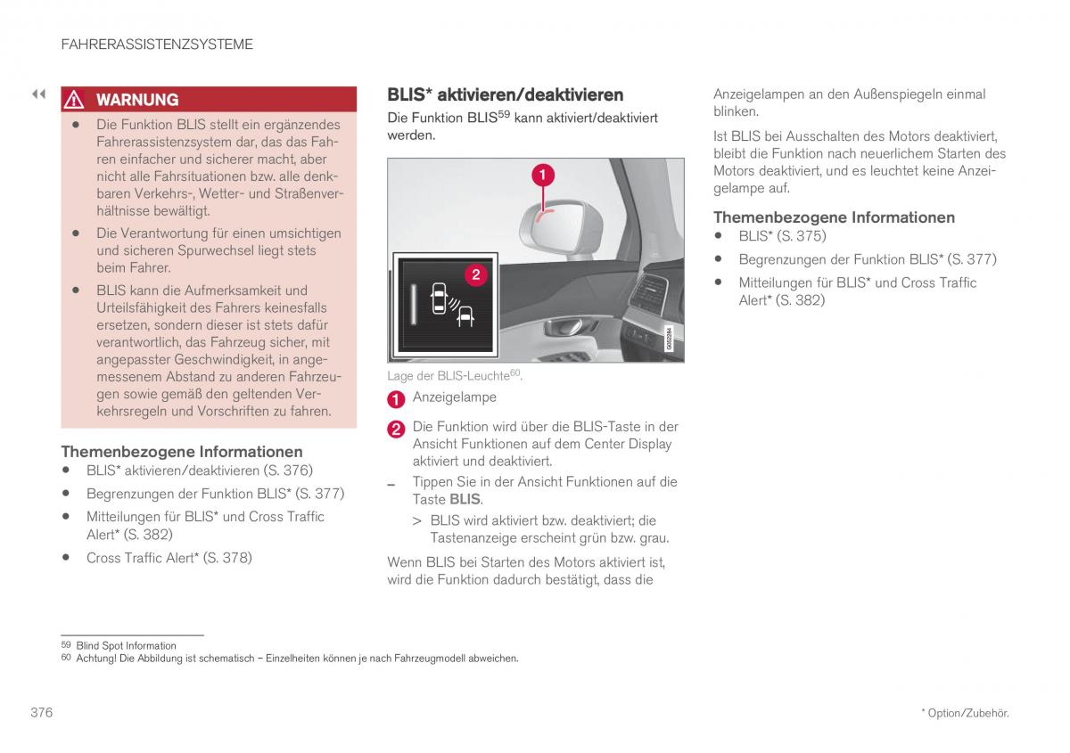 Volvo XC60 II 2 Handbuch / page 378