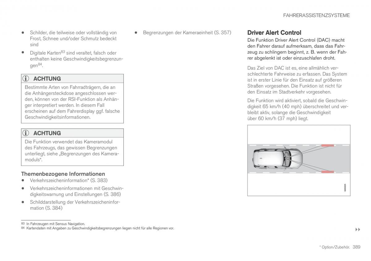 Volvo XC60 II 2 Handbuch / page 391