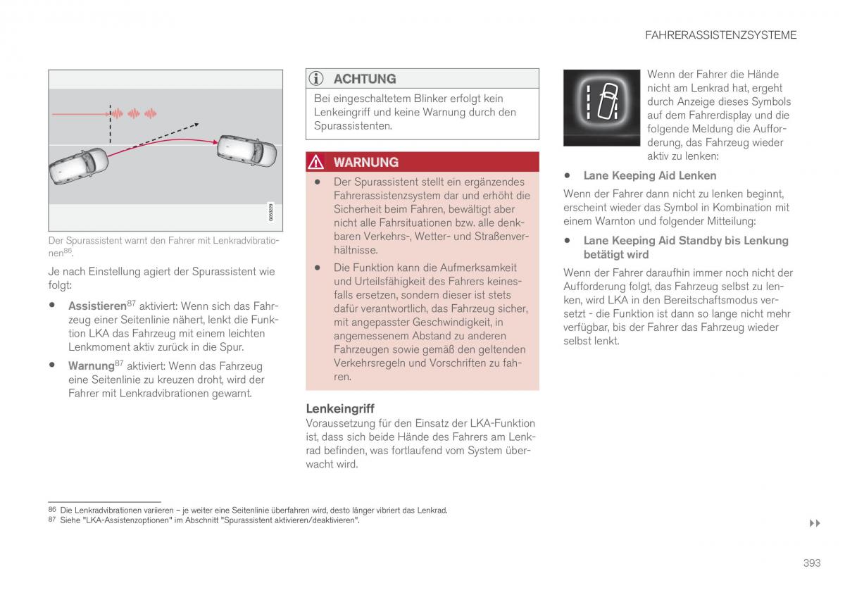 Volvo XC60 II 2 Handbuch / page 395