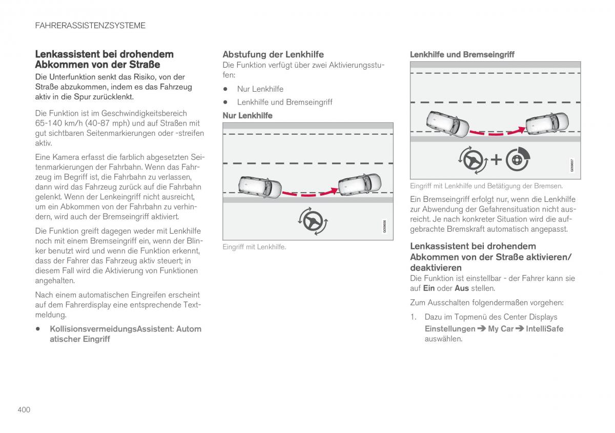 Volvo XC60 II 2 Handbuch / page 402